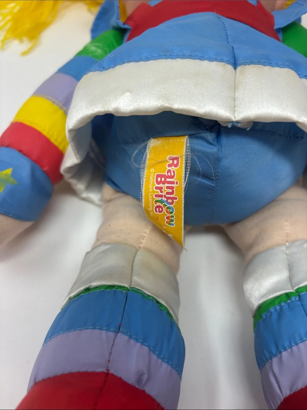 Vintage Rainbow Brite Yellow-Haired Rainbow Dress Kids Doll